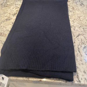 Ralph Laruen X Cashmere Navy Scarf New with tags HUGE